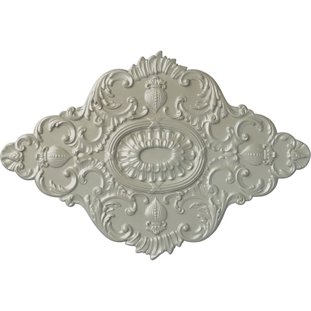 Ekena Millwork Ashford Ceiling Medallion, Hand-Painted Flash Copper, 42 3/4"W x 28 7/8"H x 1"P CM42X28ASFCS